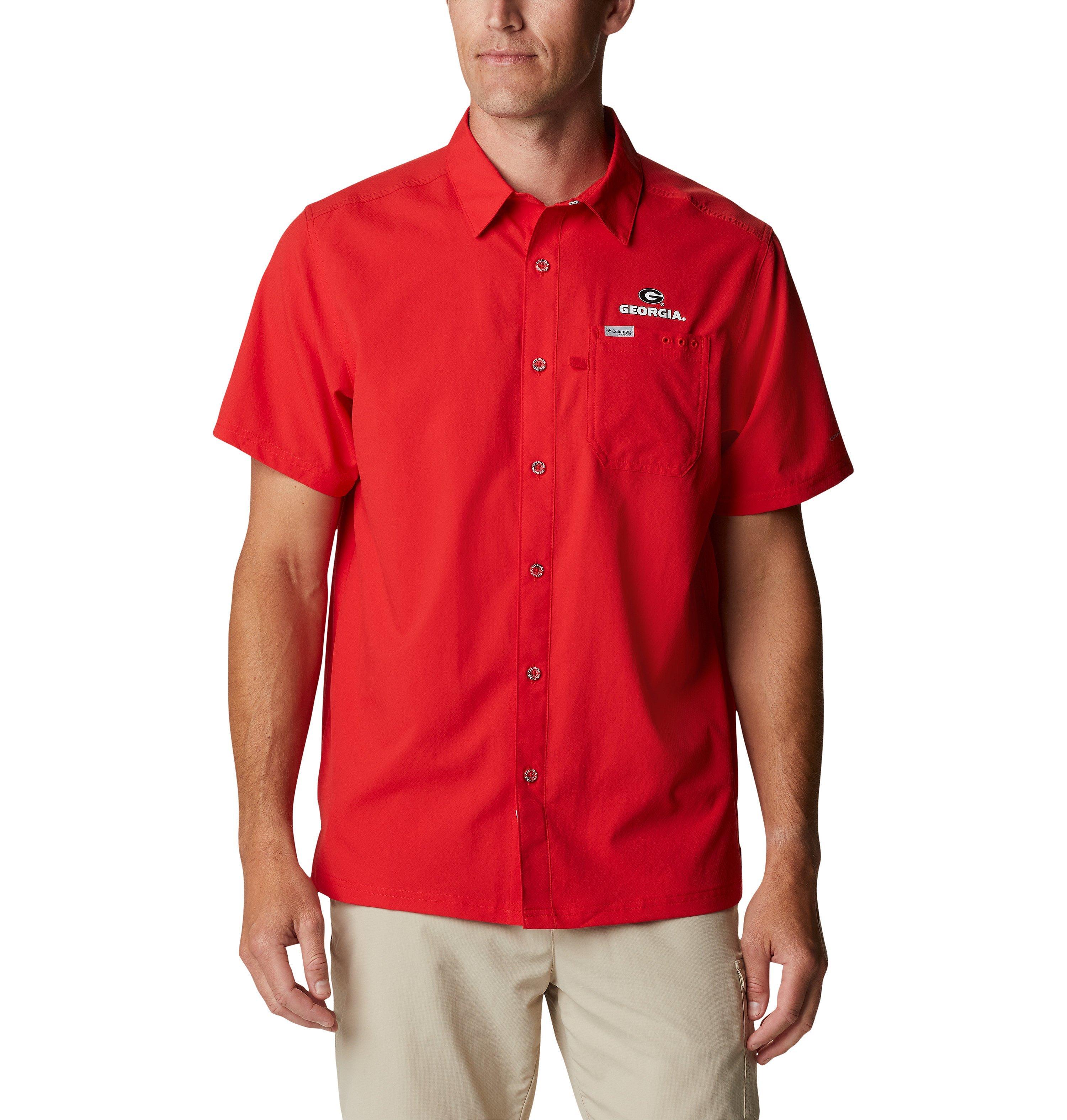 Men's Collegiate PFG Slack Tide Camp Shirt - Georgia