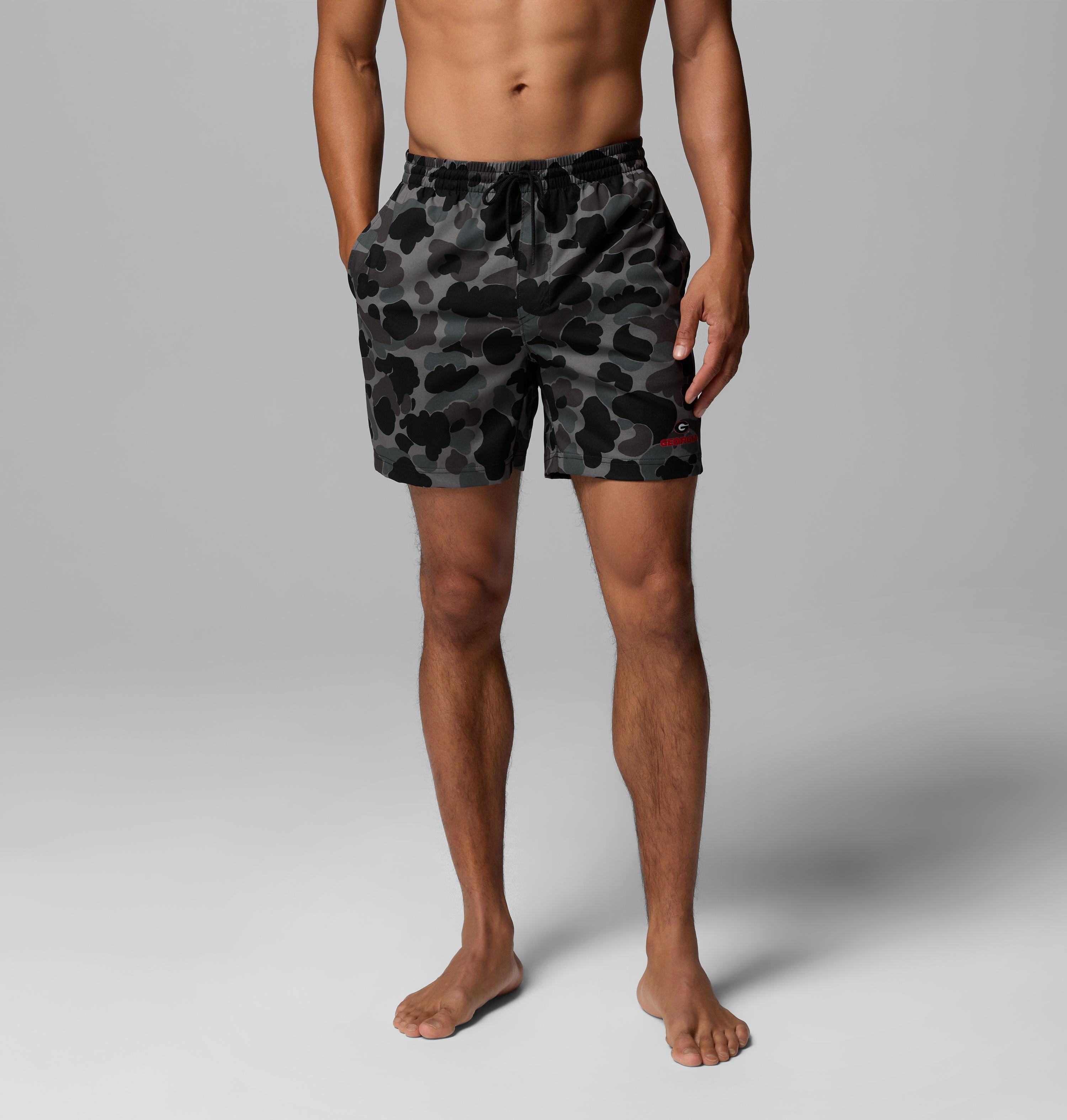 Men's Collegiate PFG Rambler Printed Shorts - Georgia