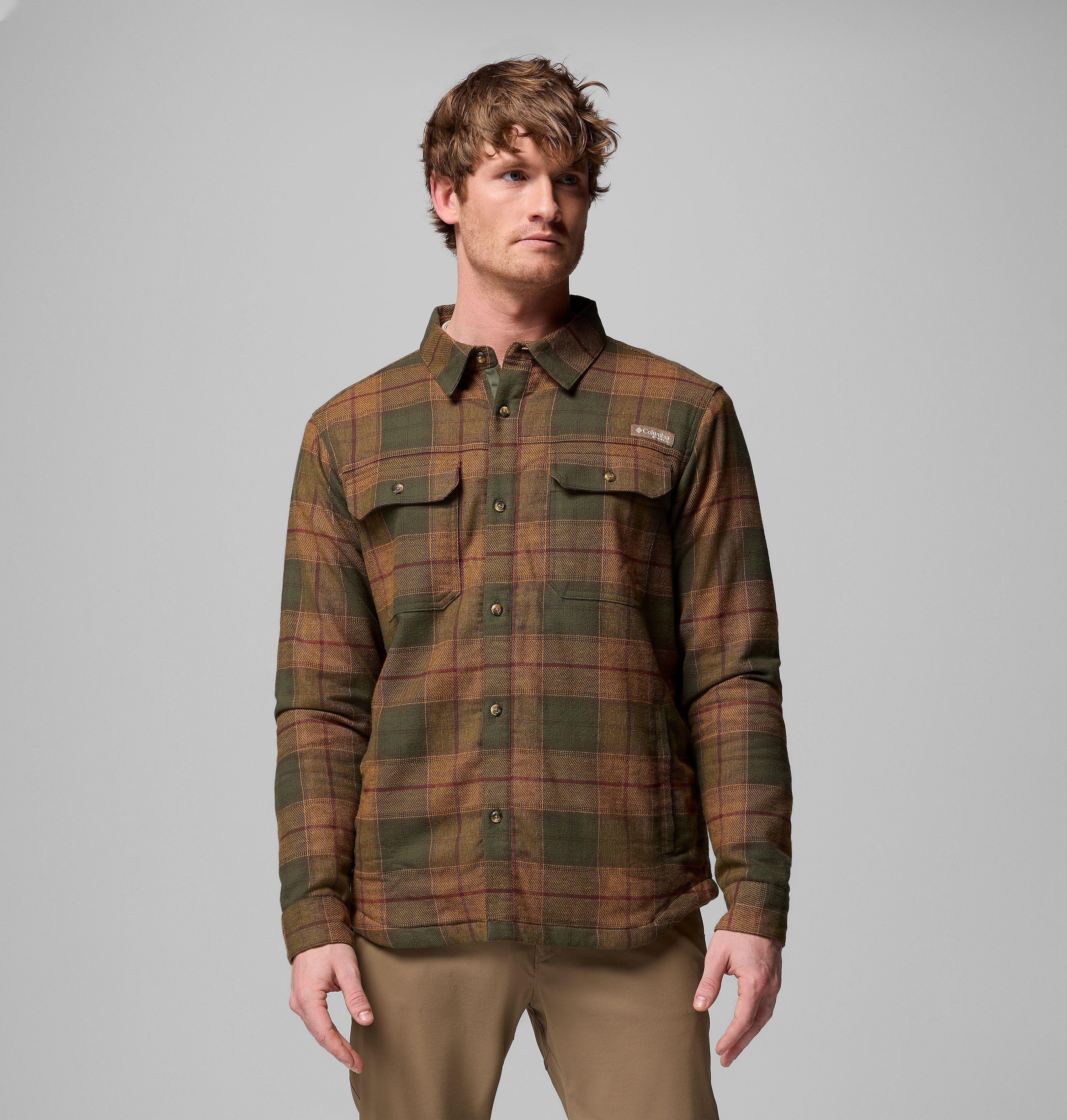 Men's Saddle Point Warm Lined Flannel