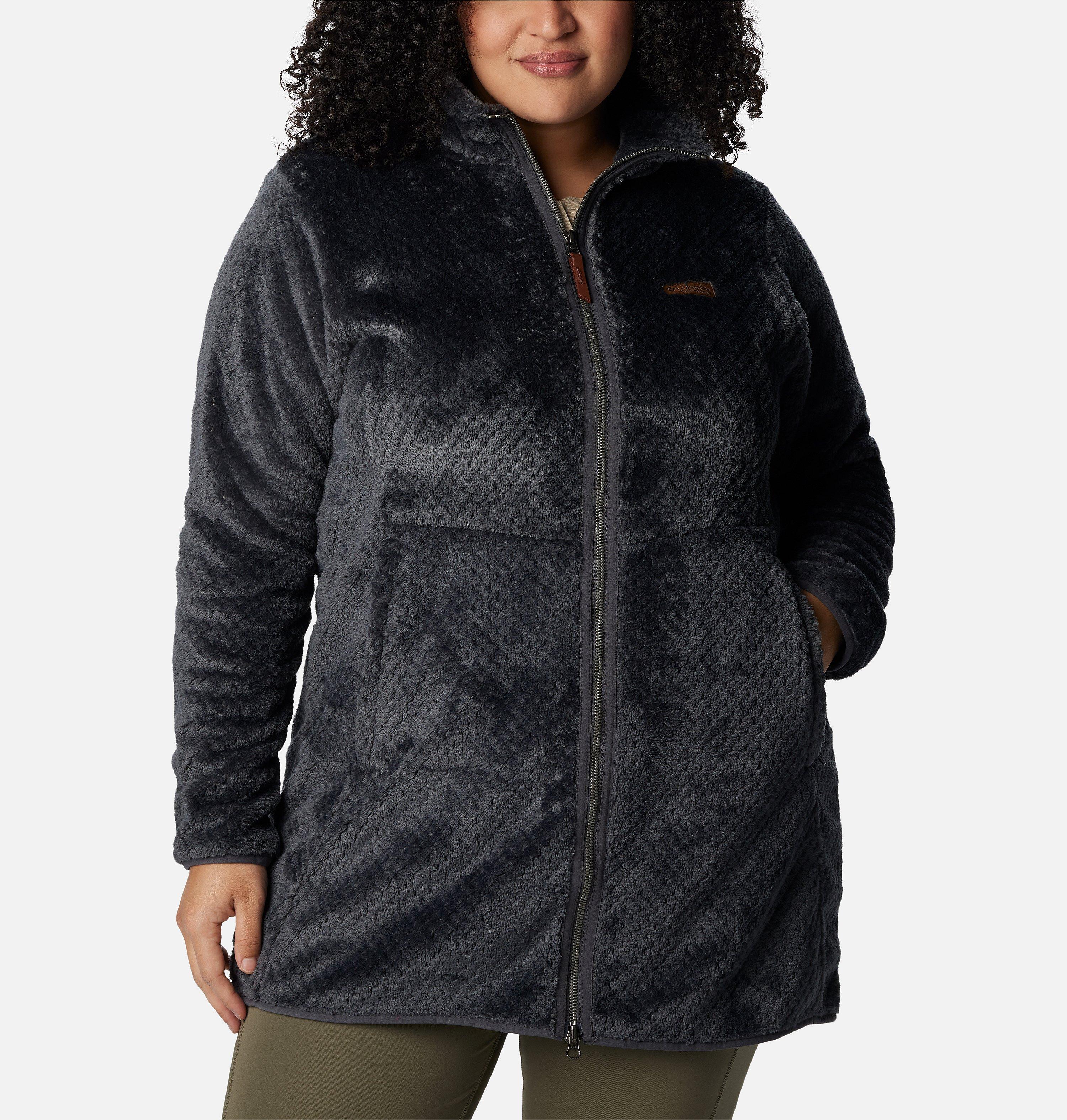 Women's Fire Side Long Full Zip Fleece Jacket - Plus Size