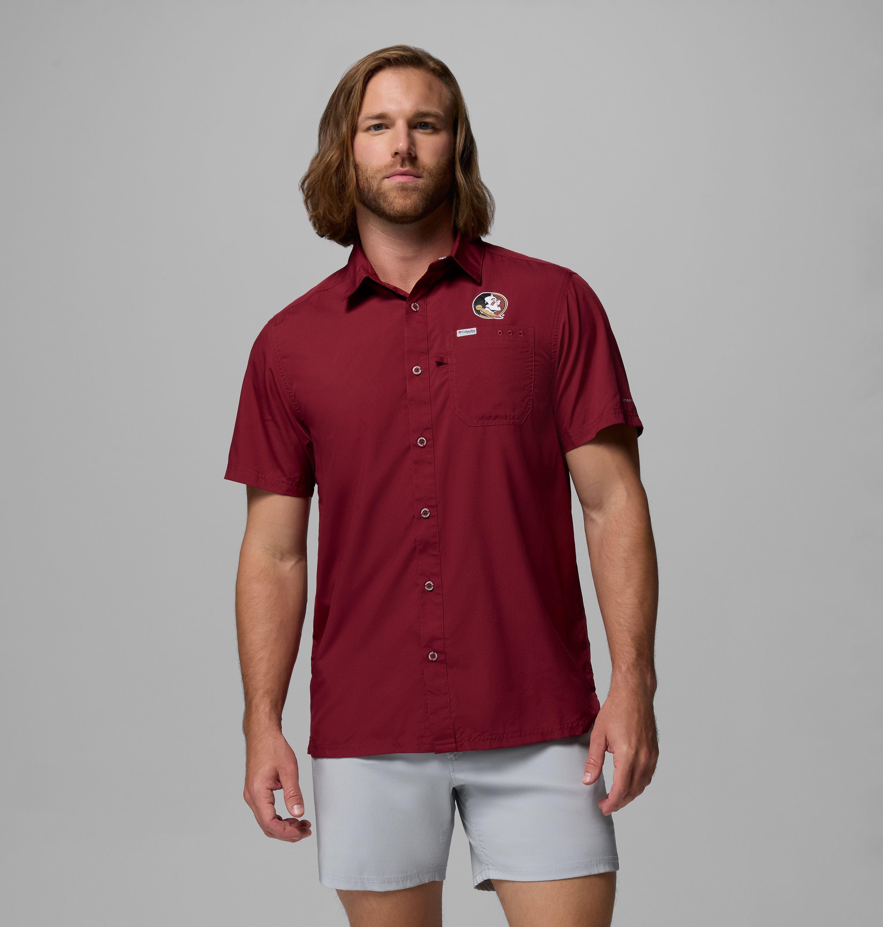 Men's Collegiate PFG Slack Tide Camp Shirt - Florida State