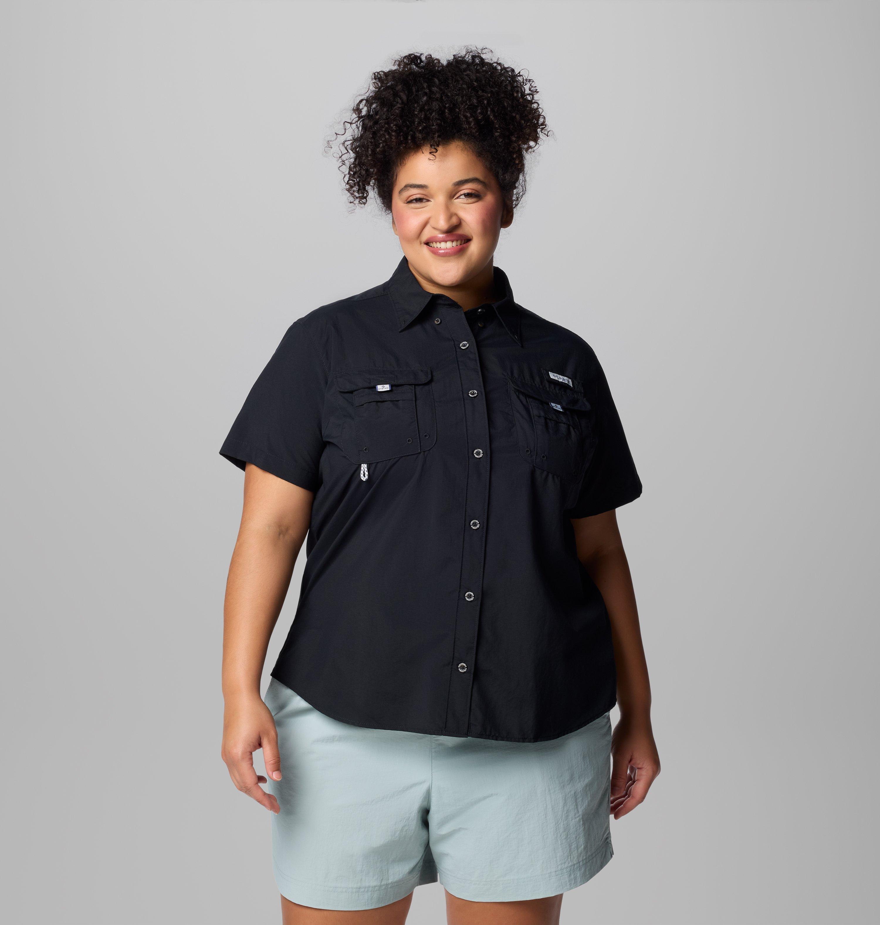 Women's PFG Bahama Short Sleeve Shirt - Plus Size