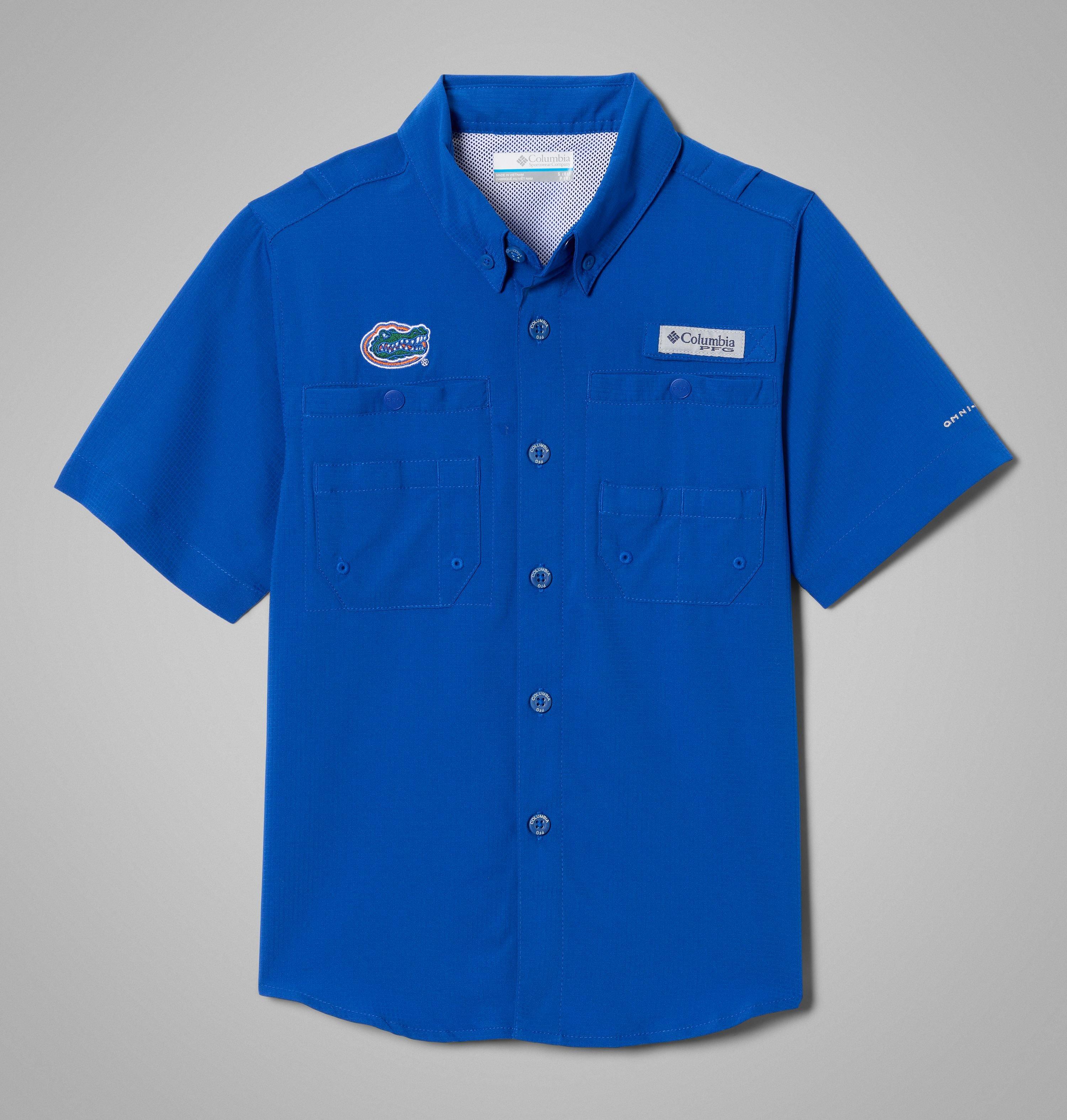 Kids' Collegiate PFG Tamiami Short Sleeve Shirt - Florida