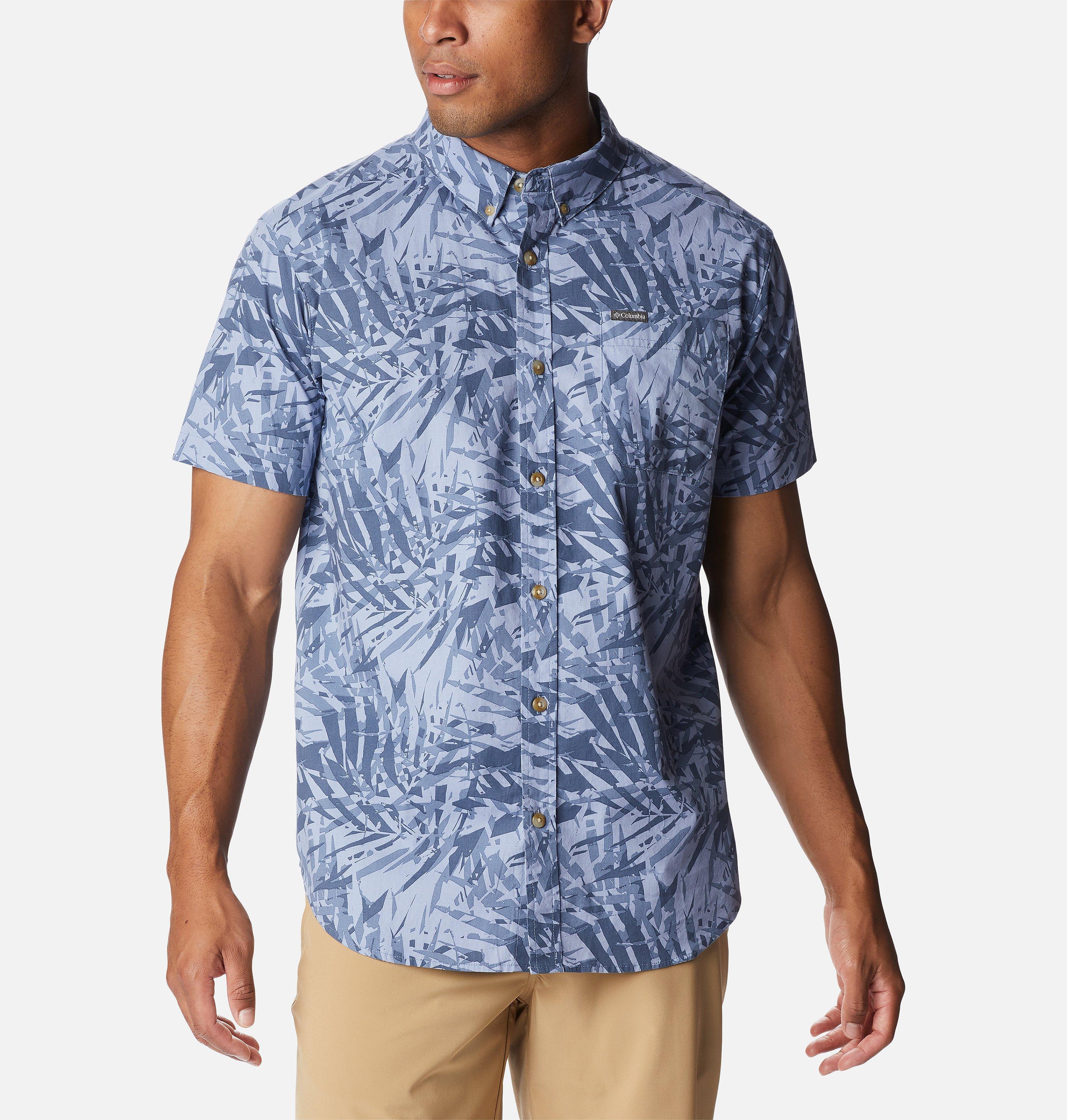Men's Rapid Rivers Printed Short Sleeve Shirt – Tall