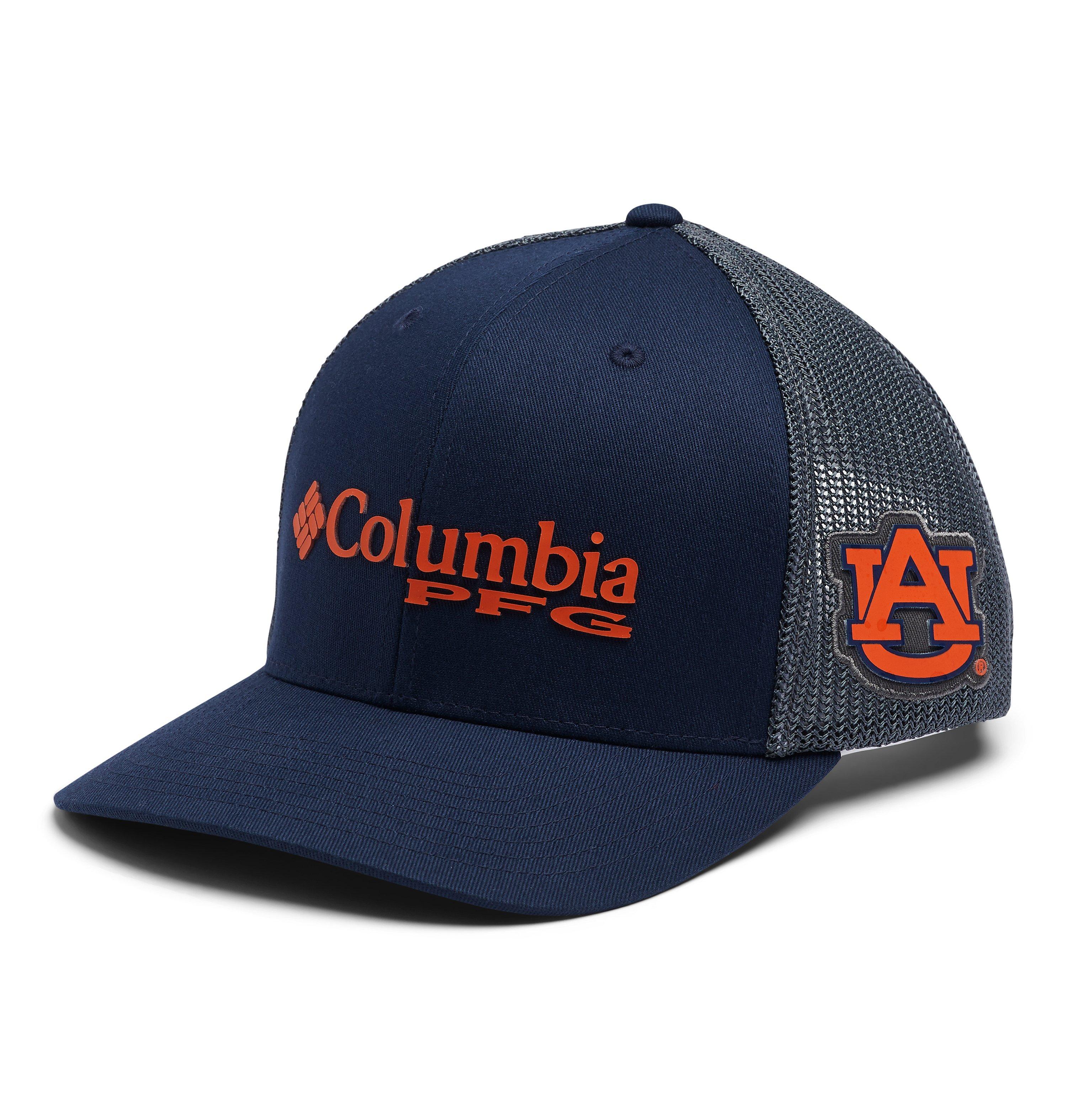 PFG Mesh Snap Back Ball Cap - Auburn